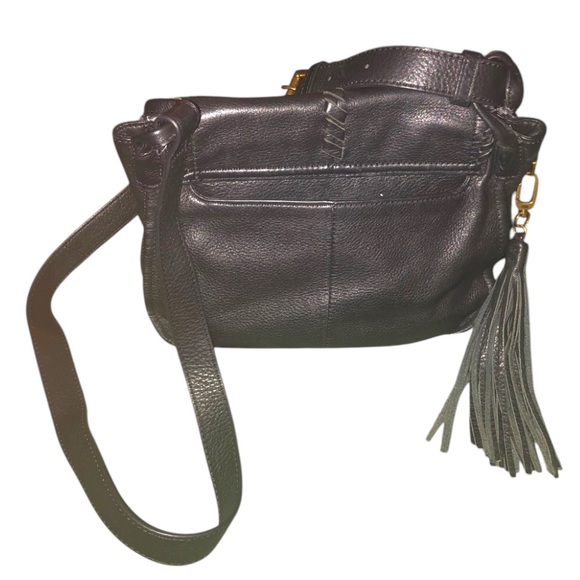 NEW HOBO BRIO CROSSBODY BAG BLACK LEATHER - Picture 12 of 16